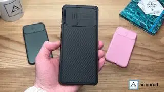 Карбоновая накладка Nillkin Camshield со шторкой для камеры для Samsung Galaxy S20+
