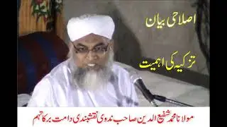 Hazrat Maulana Mohammad Shafiuddin Nadvi Naqshbandi