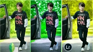 Boke effect editing snapseed|| lightroom green effect editing ||how to add buke effect||M.G.editzone