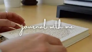 Journal with me + prompts | Mindfulness habits for happiness | Cozy vlog