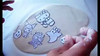 Halloween Hello Kitty & Friends Fridge Magnets | Cute Air Dry Clay DIY Craft 🎀👻