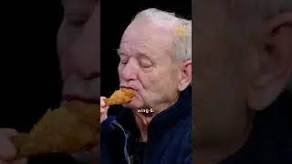 Bill Murray's reaction to every wing on Hot Ones 💪💪
