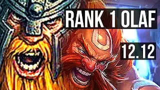 OLAF vs GRAGAS (TOP) | Rank 1 Olaf, 12/3/8, Godlike, Rank 13 | EUW Challenger | 12.12