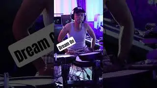 Smashin to Dream On by Aerosmith #drums #rocksong #drummer #pinoy #philippines #filipino #singer