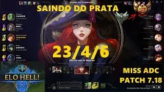 SAINDO DO PRATA - MF ESTAVA TÃO BRABA QUE O JOGO ESTAVA TRAVANDO - (Patch 7.18)