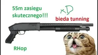 How to upgrade cheap airsoft AGM003 Shotgun... 70m range for 10$! Jak ulepszyć shotguna AGM, tuning