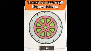 Learn Truck Parts through Coloring #colorwithme #coloring #coloringbook #coloringbooks #kidscoloring