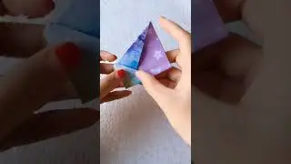 The Ultimate Modular Origami Cube! Easy Paper Box Tutorial (No Glue!) 📦 #shorts #papercraft