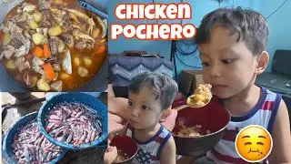 MASARAP ANG KAIN NI TEO SA LUTO NI MELOT | Chicken Pochero | Nagdeliver kami nga iyon pusit