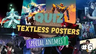 Japaneses Animes Quiz | Textless Posters | #6 | Guess each manga despite these textless poster !