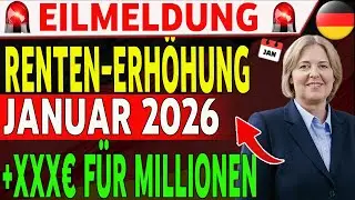 Renten-Hammer ab Januar 2026 💰 So viel mehr Geld bekommen Millionen Rentner!