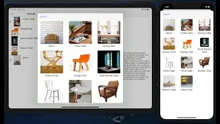 Using UICollectionView - Furniture Shop App Part 2