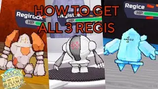 How to Catch ALL 3 Regis, Regirock, Registeel, and Regice in Pok&eacute;mon Brick Bronze (FAST & EASY!)
