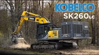 Kobelco Excavators - Right-of-Way Clearing with NGE Services