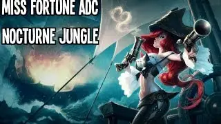 League of Legends w/ Commentary Miss Fortune and Nocturne DEE AOE