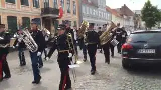 2015 Fredagsparade i Haderslev med Slesvigske og Prinsens samlede Musikkorps