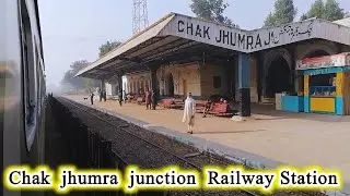 42DN Karakoram Express With Beautifull Train Track Sound Skipping Chak Jhumra Junction
