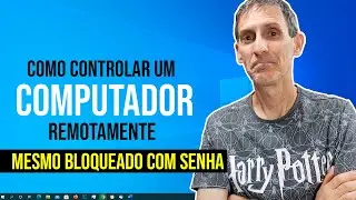 COMO CONTROLAR COMPUTADOR BLOQUEADO COM SENHA  #windows