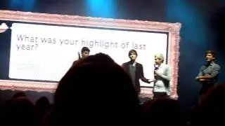 One Direction reading out tweets at the Up All Night Tour; Glasgow 14/1/12