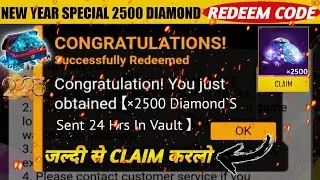 FREE FIRE REDEEM CODE TODAY 1 JANUARY REDEEM CODE FREE FIRE | FF REDEEM CODE TODAY 1 JANUARY
