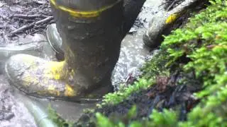 Swap from old stinky abandoned Dunlop Purofort Wellies to my yellow Wellies