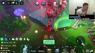 berburu Roblox fish it x8 gratisan dll part.100 #live #gaming #fyp #mediashareon