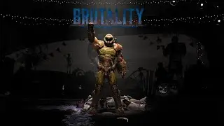 Mortal Kombat 1 - DoomSlayer ALL Brutalities Fatalities