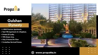 Gulshan Dynasty Sector 144 Noida Walkthrough #4bhkflatforsale #luxuryapartments #luxurious4bhk