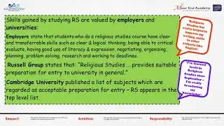 GCSE Religious studies  Pathways  2021