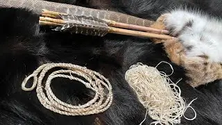 Backing a bow with snakeskins and sinew