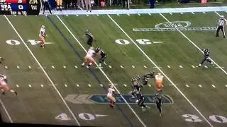 Luke Willson gets bounced by Donte Whitner