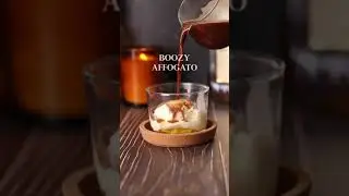 Boozy Affogato: Coffee + ice cream = cocktail & dessert!