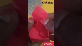 Miniature paper broom and dustpan 🧹/Craft Time /#youtube #shorts #diy