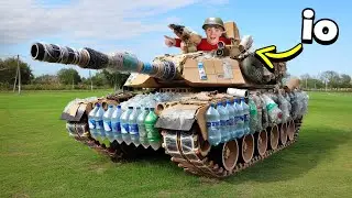 HO COSTRUITO UN CARRO ARMATO CON L&rsquo;IMMONDIZIA!