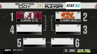 College Football Playoff Selection Show | Rankings Reveal (December 20th, 2020)