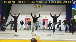 Bhangra Performance at Class XII Farewell 2025&ndash;26 | Punjabi Dance | APS Beas