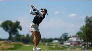 Beauty golfer _Ingee chun_ Amazing swing motion & Slow motion, 美女ゴルファー「Ingee chun」幻想的なスイングモーション