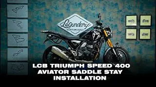 AVIATOR SADDLE STAY | INSTALLATION GUIDE | TRIUMPH SPEED 400
