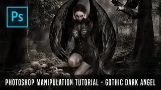 Photoshop manipulation Tutorial - Gothic Dark Angel