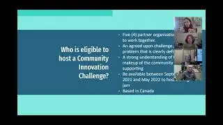 Launch of the Community Innovation Challenge!