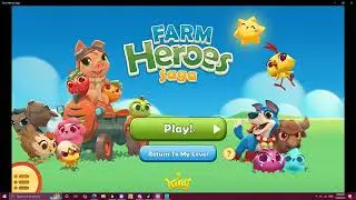 Playing Farm Heroes Saga For The First Time On PC! (Game By @KingOnlineGames )