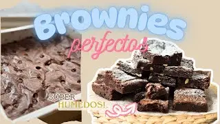 Brownies de chocolate semiamargo y almendras | Semisweet Chocolate and Almond Brownies