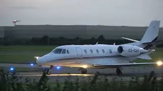 Самолет Cessna Citation XLS CS-DXP приземляется в аэропорту Дублина, Ирландия 🇮🇪