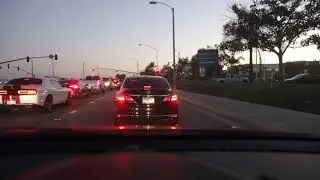 Driving 101 from Santa Barabara / Montecito to Oxnard - Timelapse