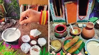 amazing miniature cooking pitha recipe|miniature patishapta recipe|pitha recipe|pitha|tiny food