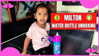 Milton Stainless Steel Water Bottle Unboxing|Milton Water Bottle For Kids|Milton Kidzy450Thermosteel