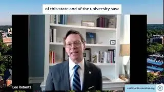 Lee Roberts  -  Explains what role he sees Carolina playing in promoting democracy.