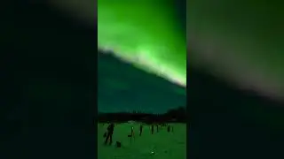 🔥Insanely bright aurora in Fairbanks, Alaska