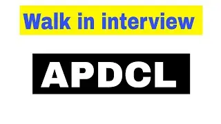 APDCL || walk in interview 2021 || Assam Power Distribution Company Limited