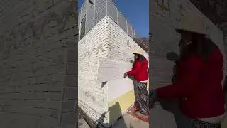Metal Siding Panel #sandwichpanel   #construction  #panel #buildingmaterials   #installation #asmr